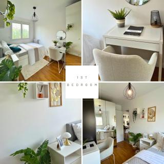 Entire 60m2 apartment - Close to Paris - Parking - Kitchen - 2min RERB - Olympic'24 - 7