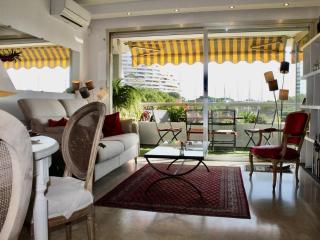 Appartement pieds dans l'eau: 2 pièces, grande terrasse, climatisation, Villeneuve-Loubet - FR-1-252A-127 - 9