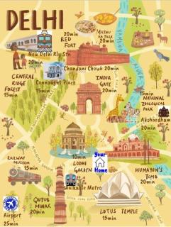 Lutyen's Delhi Neighbourhood Prime Stay - 4