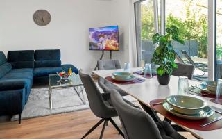 Lit Living Deluxe Apartments Wörth - Parking - Box Spring - BBQ - Balcony - 0