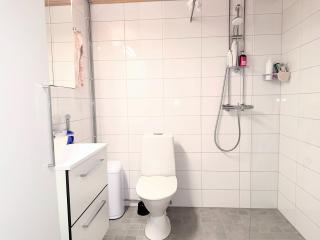 16 mins from airport. 4 mins bus kivistö station - 1