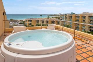 Beachfront - Tropical Penthouse 1BR condo - BG532 - Palm-Eagle Beach - 0