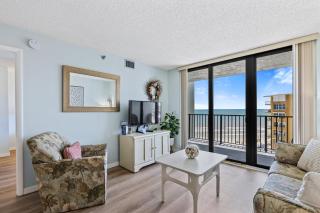 Ocean View with a beachfront pool at Ocean Trillium Condo ~ 701 - New Smyrna Beach - 0