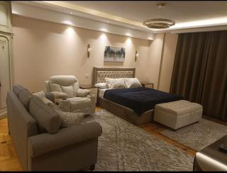 شقة فرش فاخر فندقى بالمهندسين للإقامة السعيدة - Cairo - 7