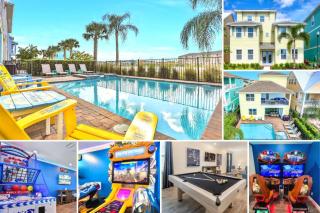 Margarita Manor - 8 Bedroom Pool - Spa Home with Amazing Sunset & Arcade - Orlando - 0