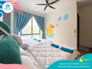 Johor Bahru Villa-KTV Pool Bbq Netflix Soccer-AlohaGardenVilla by RumahAku JB Homestay - - 9