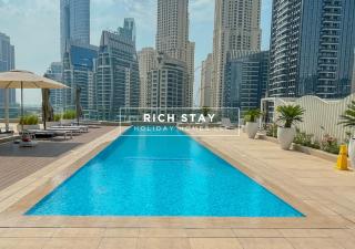 Lush 1BR in Stella Maris, Marina, City View - Dubai - 7