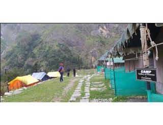 Camp Valley of flowers, Ghangaria - Lokpāl - 1