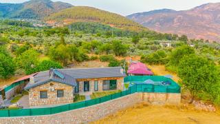 Luxury Stone House with indoor - outdoor pools, turkish bath and sauna in FETHIYE - İncirköy - 1
