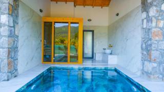 Luxury Stone House with indoor - outdoor pools, turkish bath and sauna in FETHIYE - İncirköy - 7