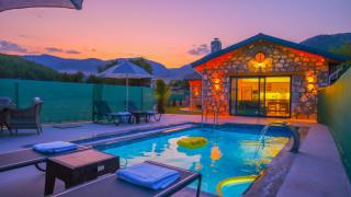 Luxury Stone House with indoor - outdoor pools, turkish bath and sauna in FETHIYE - İncirköy - 0