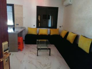 Perla F2 Chambre avec balcon salon salle de bain - Saïdia - 9
