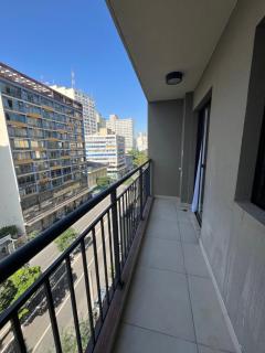 PINK ONE - Apto novo, moderno, varanda, poucos passos da estação Luz - Estacionamento gratuito - São Paulo - 5