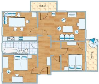 Famielienapartment An der Forellenschänke - 9