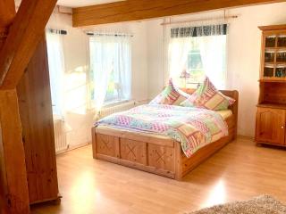 Kamin Ofen Wohnung -Altes Landhaus Oste- 2 Schlafzimmer, Bad, Küche, Terrasse, W-Lan, Nordsee Strand - Hemmoor - 8