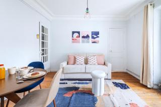 Blue and pink flat next Montparnasse - París - 0
