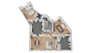 LEVEL22 ! großzügiger Altbau, tolles Design mit Kamin - zentral in Bahnhofsnähe - 2