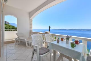 Apartment in Pisak with sea view, terrace, air conditioning, Wi-Fi (4871-1) - 0