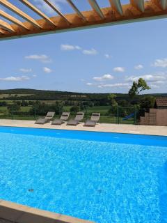 Large Gte With Pool In Peaceful Burgundy - Sailly - 8