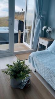 Bay View shepherds hut with hot tub - Llanfair - 5