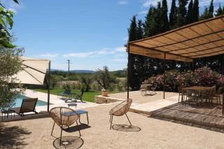 Air-conditioned villa with private pool overlooking Roussillon - Luberon - 8 people. - 1