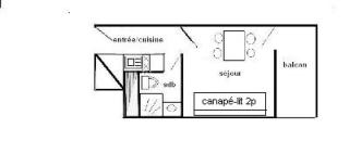 Résidence Le France - Studio 2 pers - LE FRANCE - PLAGNE CENTRE MAE-8914 - Aime La Plagne - 8