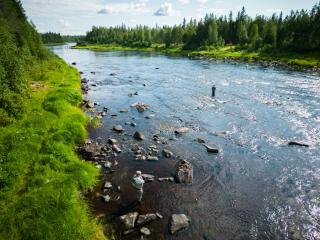 Lapin Villa Hiisi joen rannalla - 5