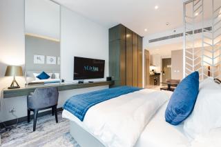 A Living Peaceful Studio Apartment With Balcony at Prive-302,Business Bay - 5
