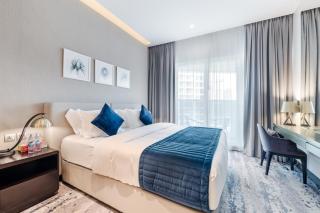 A Living Peaceful Studio Apartment With Balcony at Prive-302,Business Bay - 6