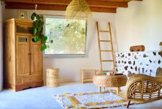 Studio with pool garden and open roof bathroom - Lajares - 0
