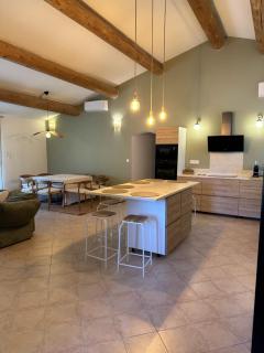 Sous les oliviers, Villa entière 6 personnes, climatisée, piscine chauffée en saison - 9