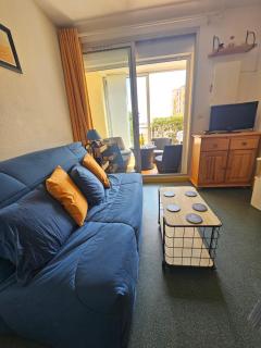 Appartement FACE A LA MER Rez de jardin avec Cour Proche du Lydia - Le Barcarès - 5