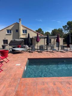 Maison de charme, piscine et vue panoramique - Mudaison - 5