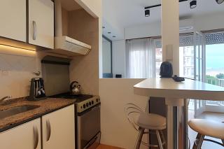 1 Ambiente con vista a plaza y mar con balcón - Mar del Plata - 4