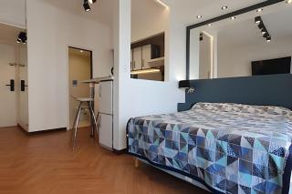 1 Ambiente con vista a plaza y mar con balcón - Mar del Plata - 1