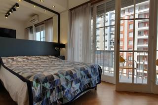 1 Ambiente con vista a plaza y mar con balcón - Mar del Plata - 8