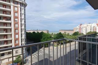 1 Ambiente con vista a plaza y mar con balcón - Mar del Plata - 2
