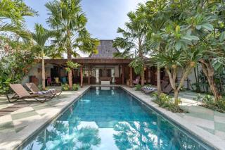 Villa Gambar - Comfortable Modern Mix 3BR Villa with Large Private Pool, 10 Minutes to the Beach - Canggu - 9