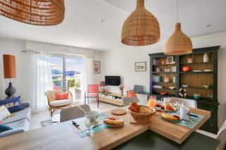 25m de la plage, vue mer, appartement pour 4 - 8