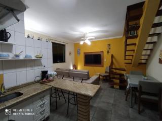 Aptº Triplex no Itaguá à 300 mt. da Orla - 3 Dorm. (1 Suite) 2 vagas - Ubatuba - 0