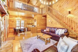 Secluded Cherry Log Cabin with Hot Tub and Swings! - Cherry Log - 5