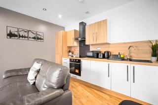Modern 2 Bedroom Flat in Birmingham JQ, Sleeps 6, Free Internet and Secure Parking - Birmingham - 7