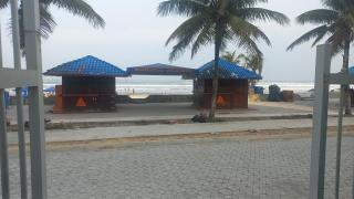 Apartamento Kitnet pé na areia centro de Mongagua - 6