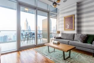 Blueground DIFC city view pool gym DXB-609 - Dubai - 0