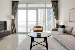 Blueground Sunrise Bay Tower 2 sea view gym DXB-986 - 0