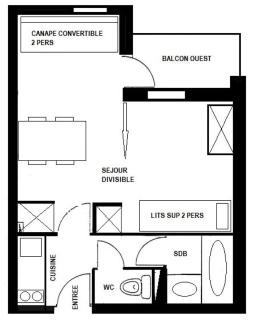 Résidence LE CREY - Studio pour 4 Personnes MAE-9454 - Aime La Plagne - 4
