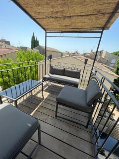 Maison de village avec balcon rooftop - Maillane - 9