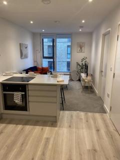 Modern Trafford 1BR Apartment-Free Parking-Cinema Room - Manchester - 6