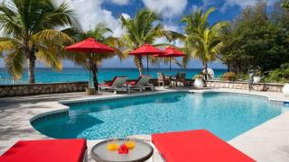 Fascinating 3BR beachfront villa with terrace - Baie Longue - 0