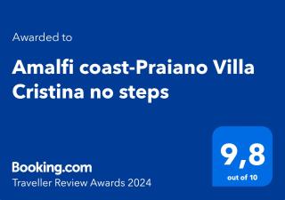 Villa Cristina -No steps-Amalfi Coast Views -Hot tube - Praiano - 1